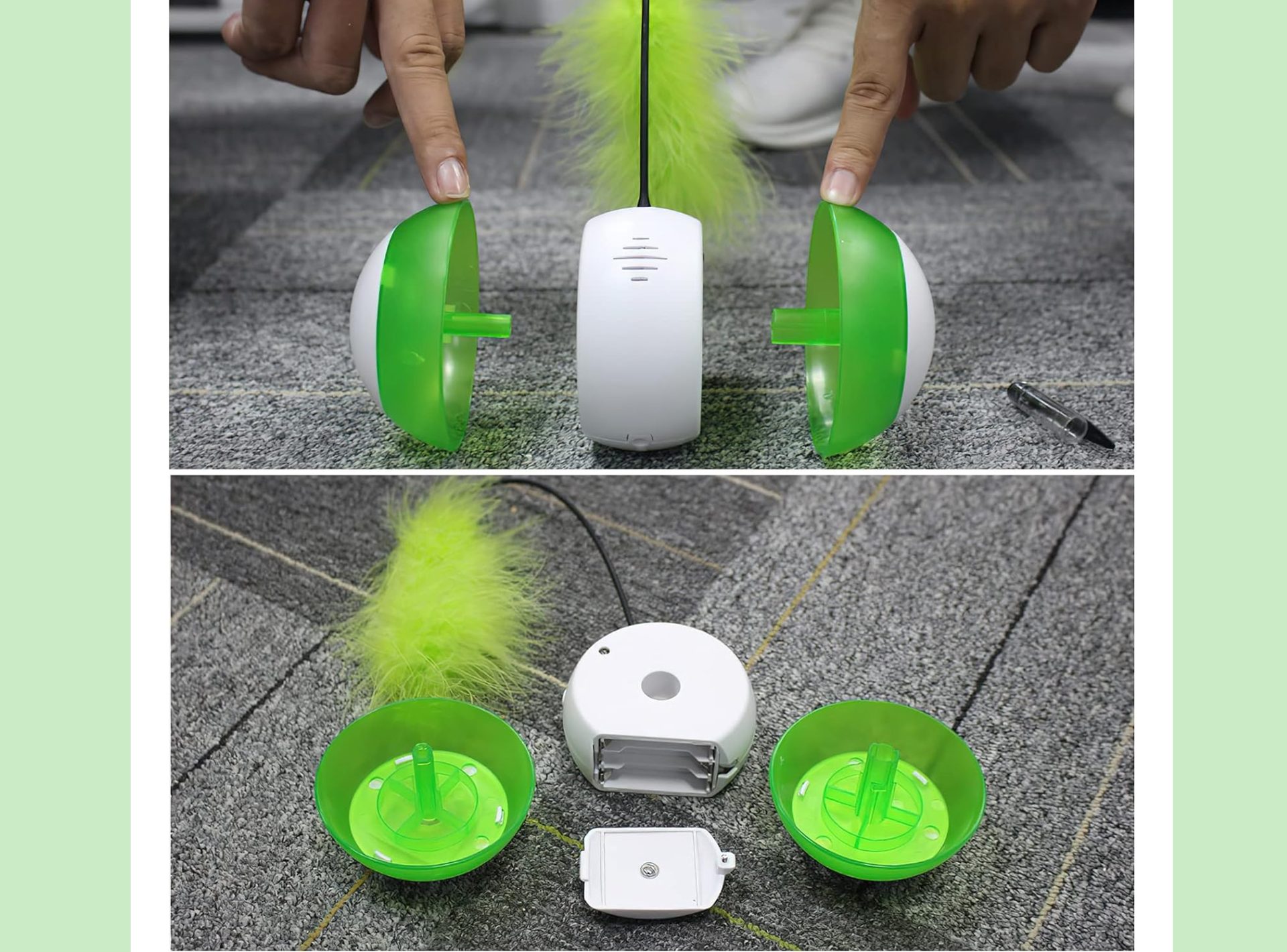 PELOTA JUGUETE INTERACTIVO, CON SONIDO, LUZ Y MOVIEMIENTOS 360° - Imagen 6