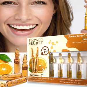 TRATAMIENTO 7 DÍAS SERUM FACIAL VITAMINA C + ACIDO HIALURONICO ANITAMANCHAS - EFECTO HIDRATANTE