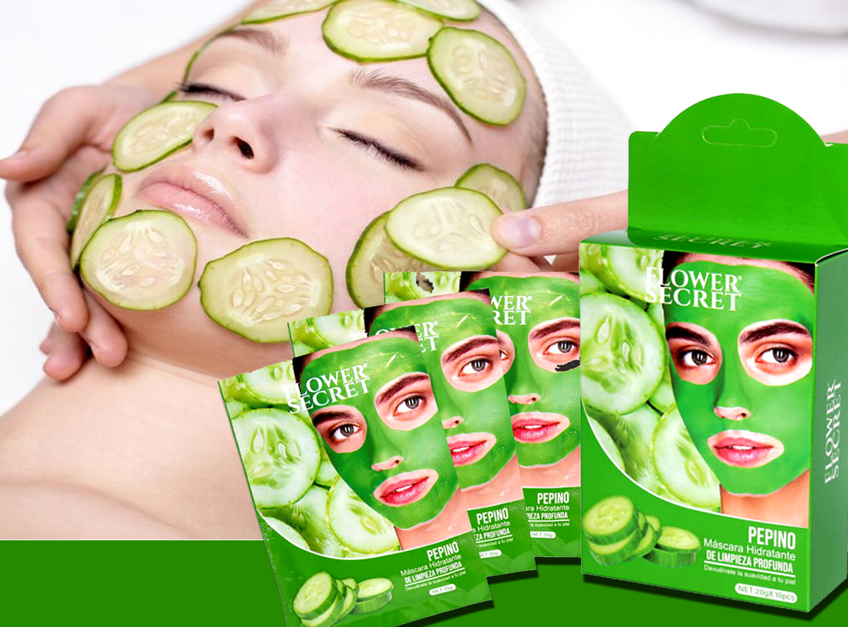 MASCARA PEPINO HIDRATANTE DE LIMPIEZA PROFUNDA