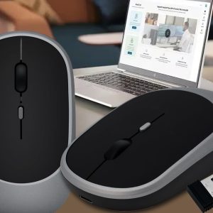 MOUSE INALAMBRICO BLUETOOTH RECARGABLE DUO TONO