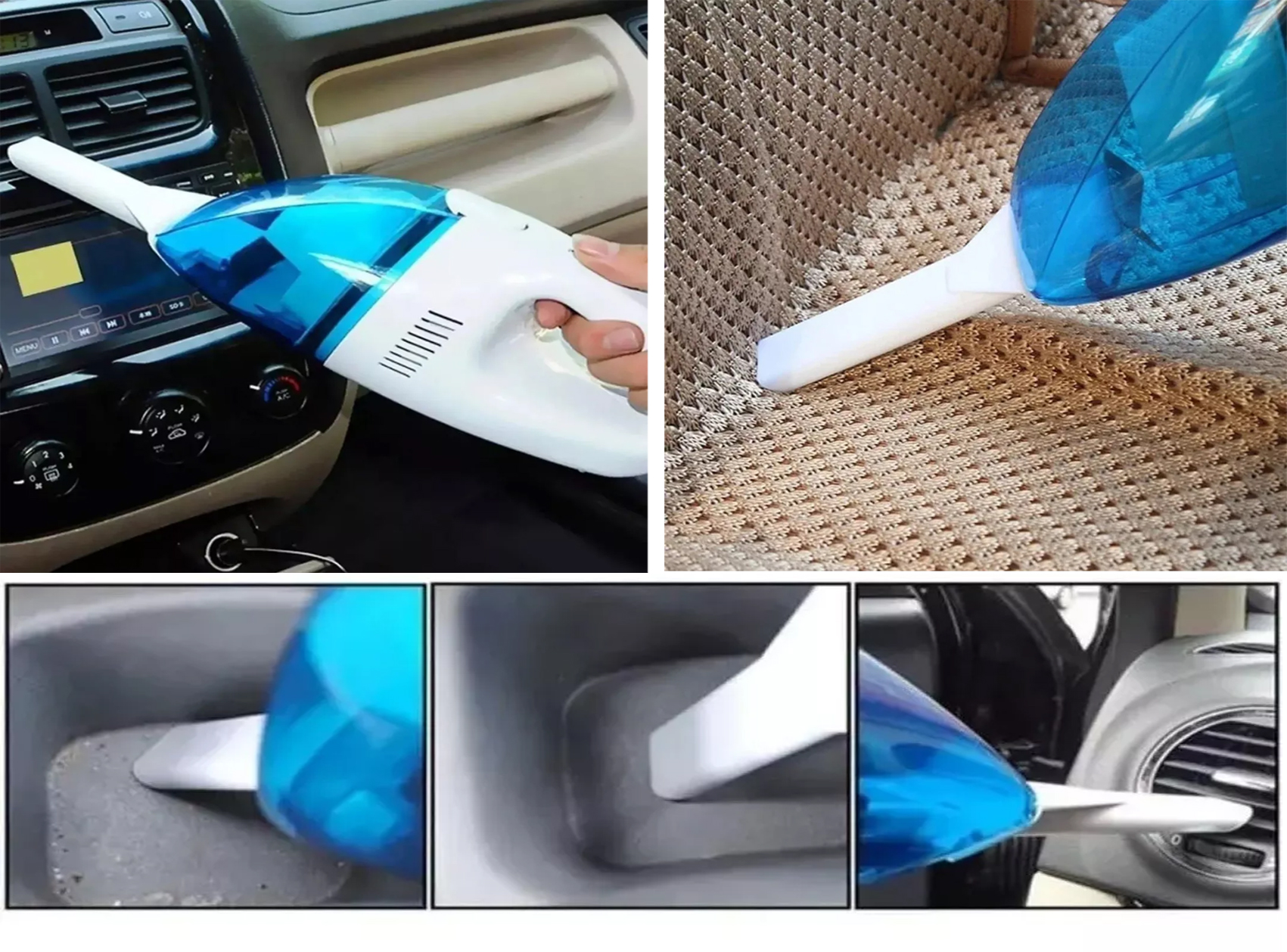 ASPIRADORA PARA AUTO PORTÁTIL DE MANO 12V. ALTA POTENCIA MAX - Imagen 6